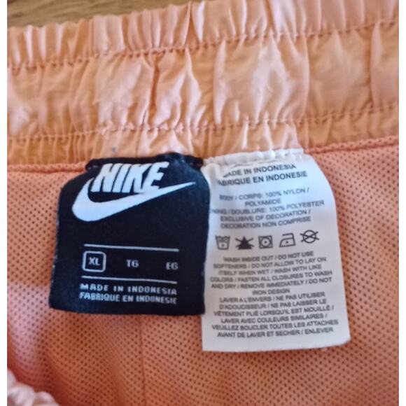 Nike Sportswear Alumni Woven Flow Nylon Water Shorts Trunks Apricot Men's XL - Picture 6 of 6